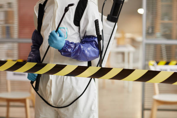 Professional Biohazard technician working in Evanston, WY